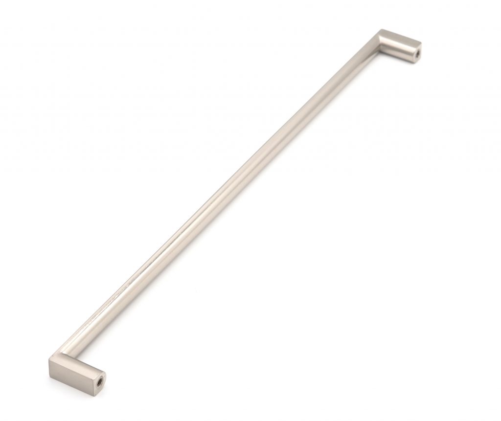 320mm Brushed Nickel Square D Kitchen Cupboard Handle - Select Components