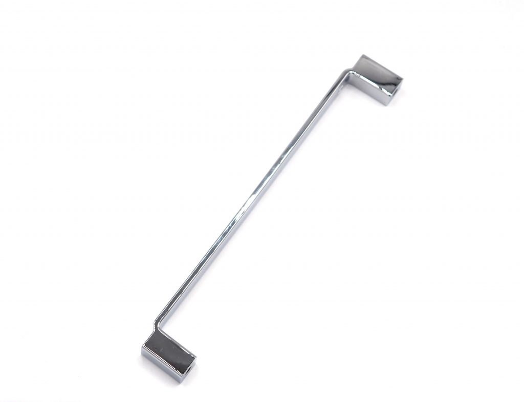320mm Silver Chrome Square D Kitchen Cupboard Handle - Select Components