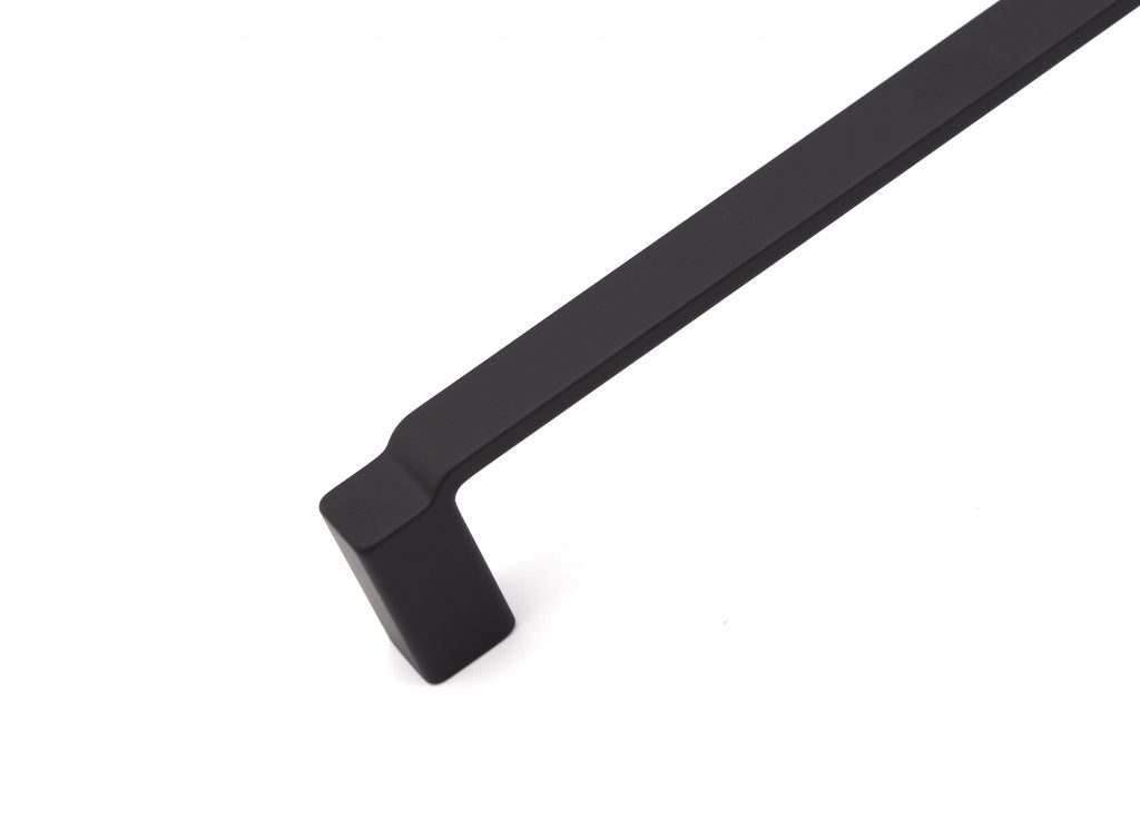320mm Black Square D Kitchen Cupboard Handle - Select Components