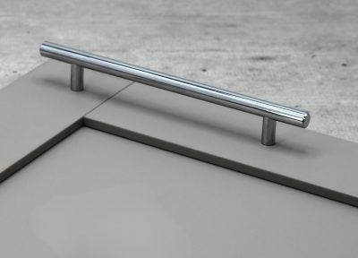 160mm polished chrome handle