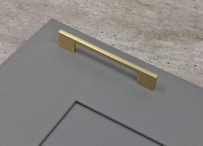 128mm brushed brass handle