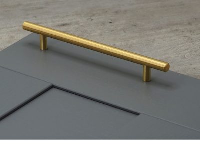 160mm brushed brass handle