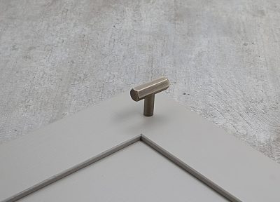 Hexagon T-Bar Knob Antique Brass