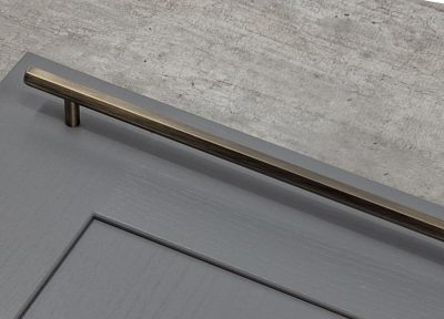 Hexagon Bar Handle - 320mm - Antique Brass