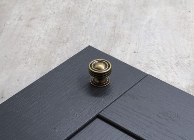Antique Brass Layered Cabinet Knob 32mm
