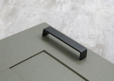 160mm Dark Grey Titanium Chunky Bar Handle