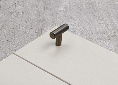 Burnished Antique Brass T-Bar Knob
