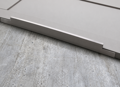 496mm Brushed Nickel Miami Trim
